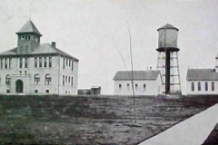 Jasper MN High School and Lutheran Church 1911